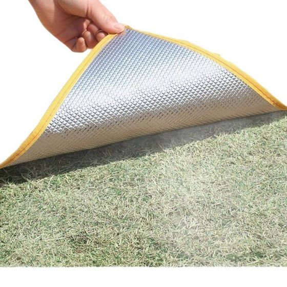 Thickened aluminum film picnic camping mat outdoor picnic mat picnic mat lawn mat waterproof moisture-proof spring outing mat