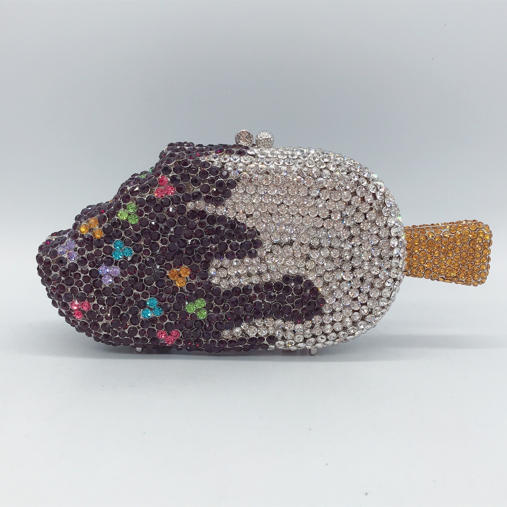 Popsicle bolso helado helado bolso de cena con bolso de diamante bolso de joya bolso de banquete europeo y americano
