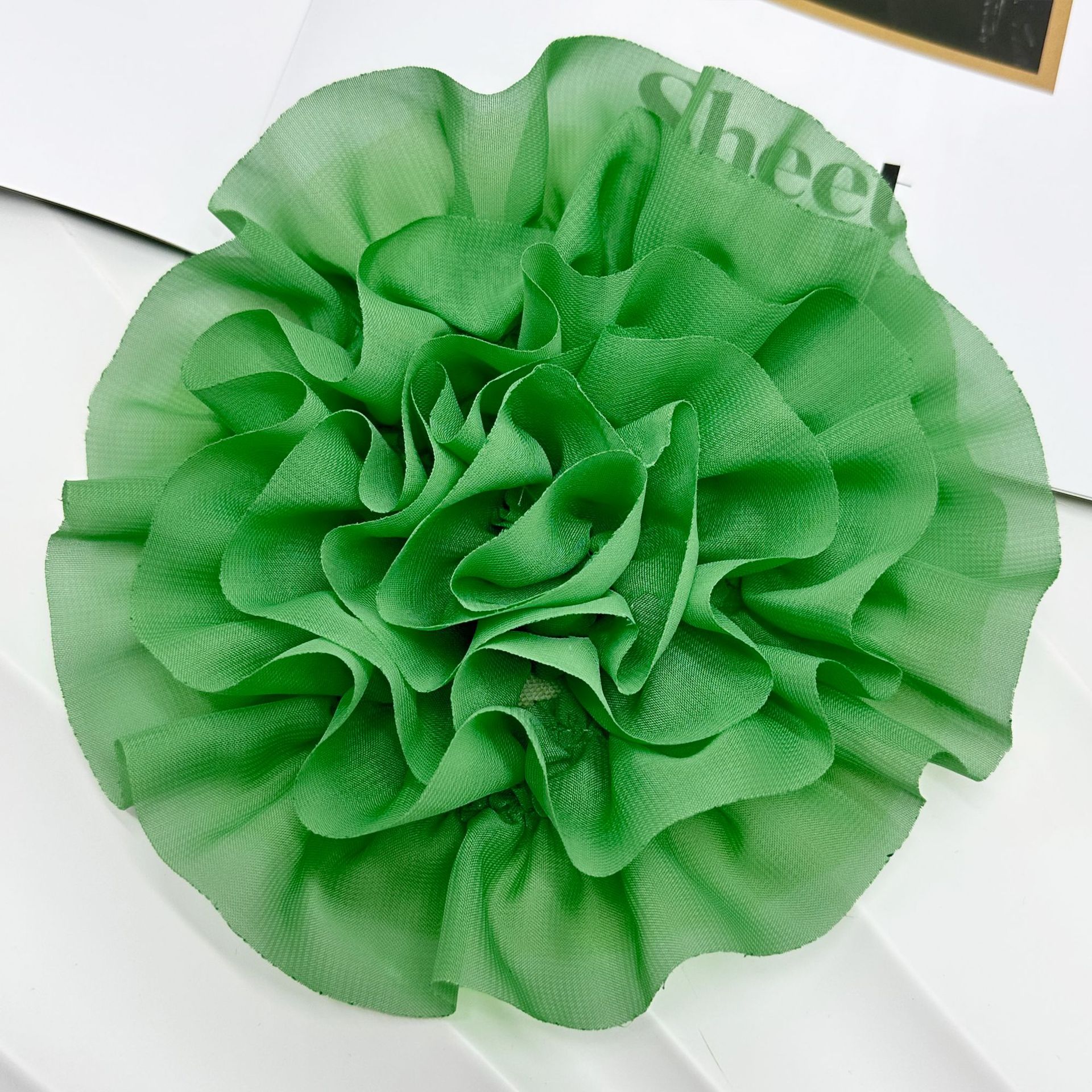 Nuevo 18cm mano multicapa tela estereoscópica gran flor fiesta vestido vestido flor de pecho accesorios accesorios de flores