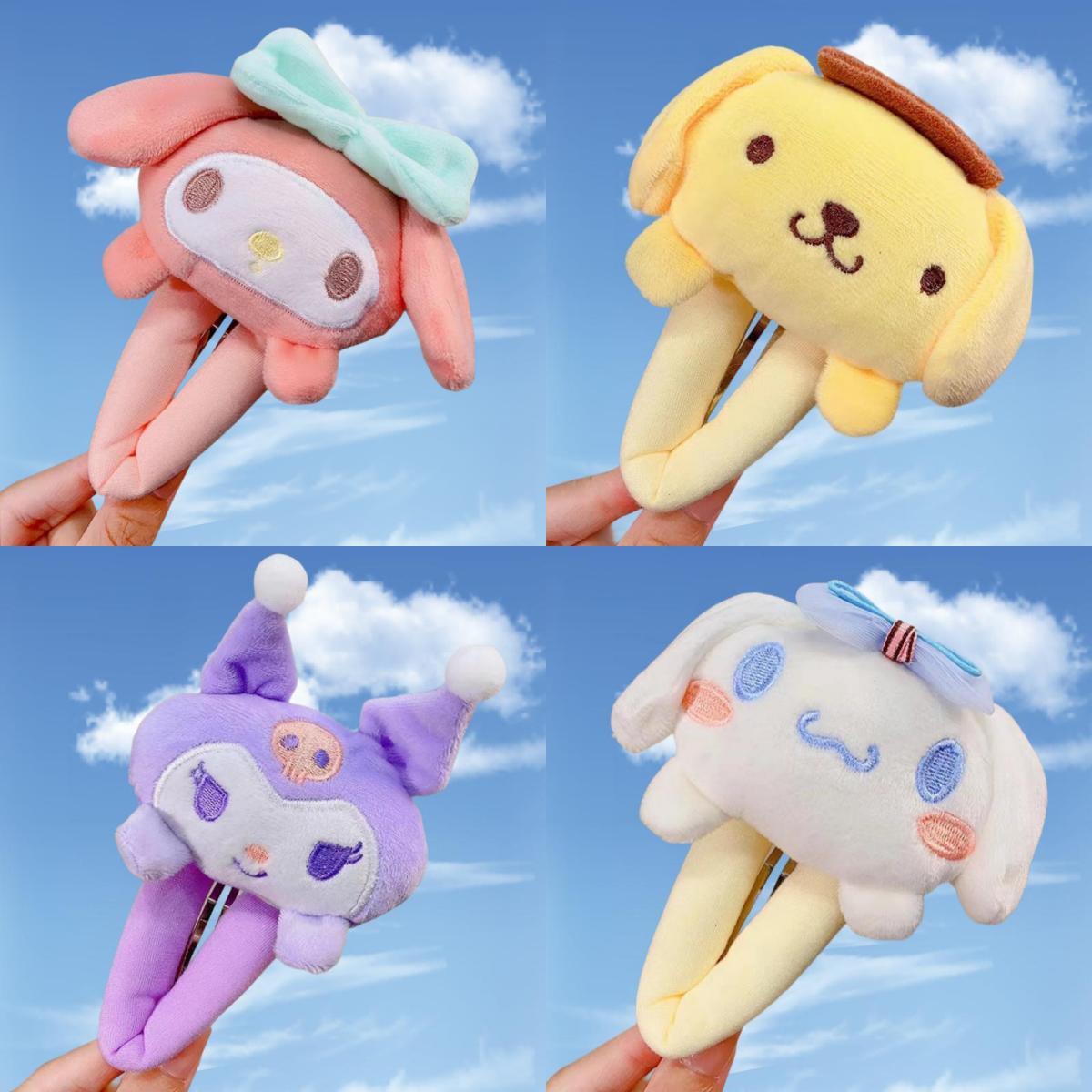 Los niños lindo Sanrio tuba bclip de dibujos animados horquilla BB clip no daño pelo niña Accesorios