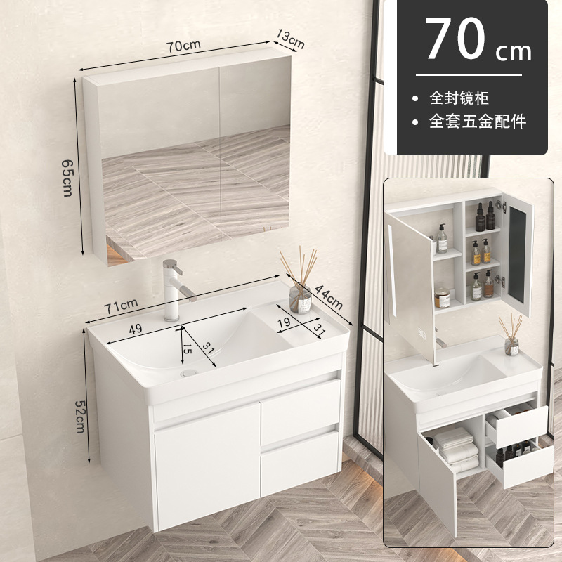 gabinete de baño de madera sólida baños cerámicos todo en una bañera lavabo tipo pared lavabo gabinete combinación lavabo grande lavabo