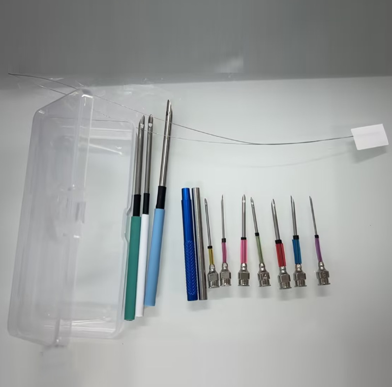 Herramienta de bordado con agujas intercambiables para punteado y estampado de flores