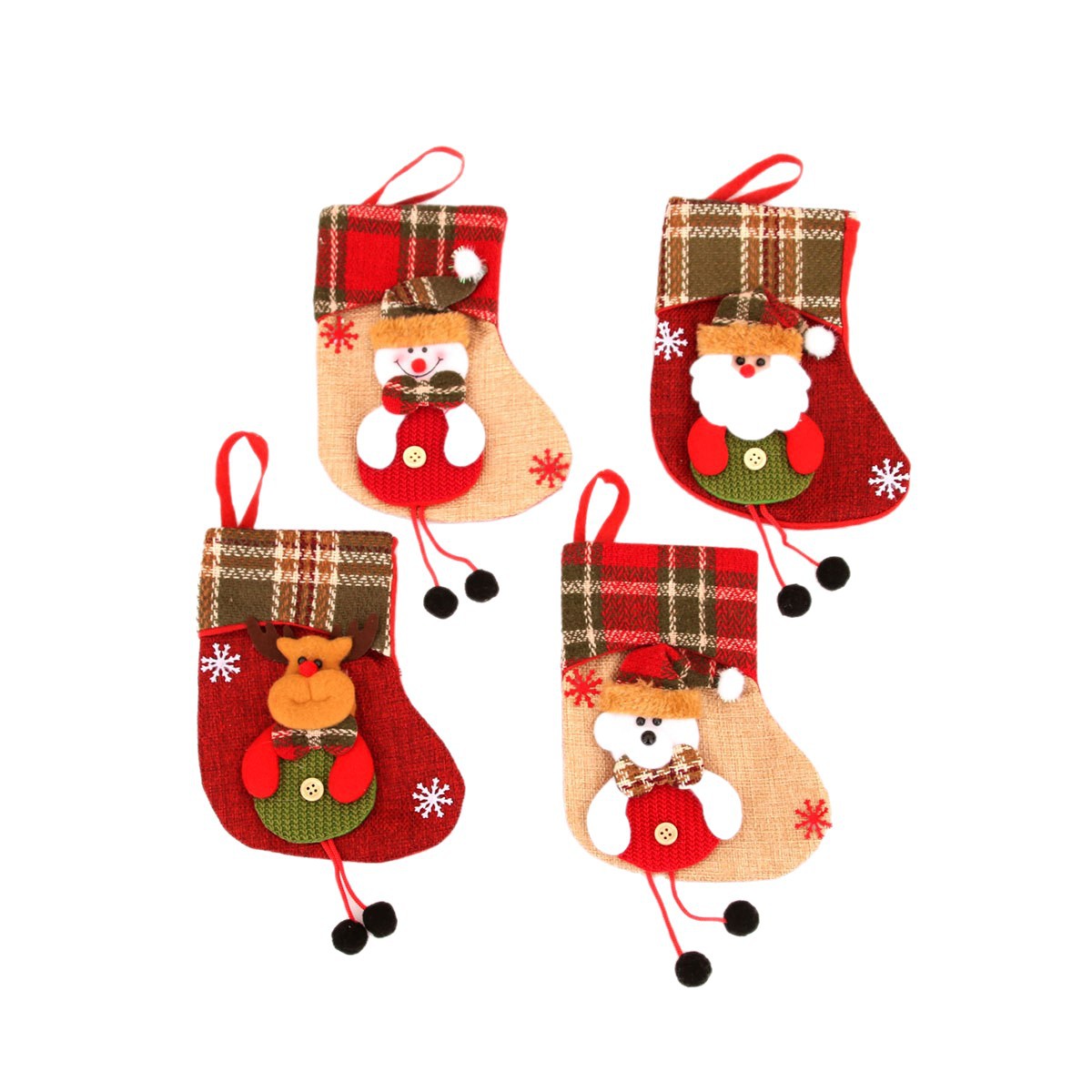 Decoraciones de Navidad calcetines de Navidad calcetines de Navidad bolsas de regalo colgantes bolsas de regalo colgantes calcetines image 6