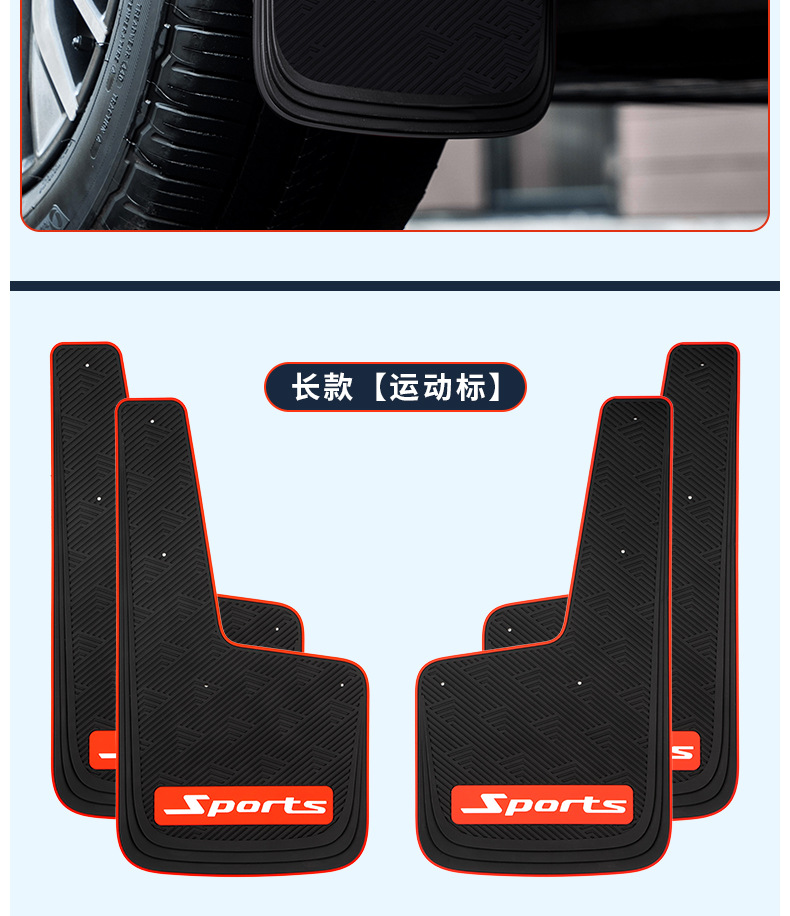 Applicable to Tesla model car wheel fender foreign trade cross-border car modification accessories PVC Fender