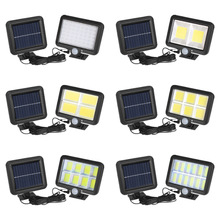 太阳能人体感应灯户外分体式庭院灯太阳能充电壁灯车库照明路灯