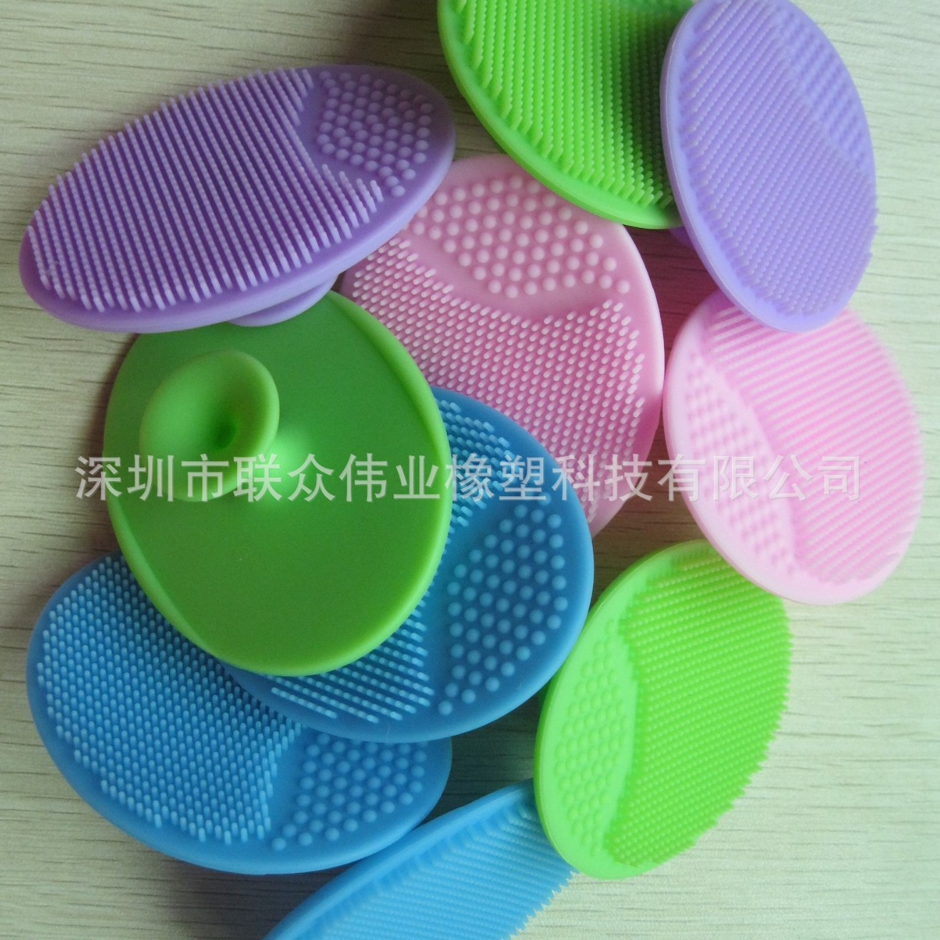 厂家发货手动小号洗脸刷美容刷硅胶洗面婴儿洗头刷洁面仪化妆刷