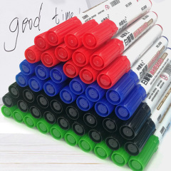 Erasable whiteboard markers for teachers, water-based black, children's colorful red, green drawing board pens for writing, wholesale