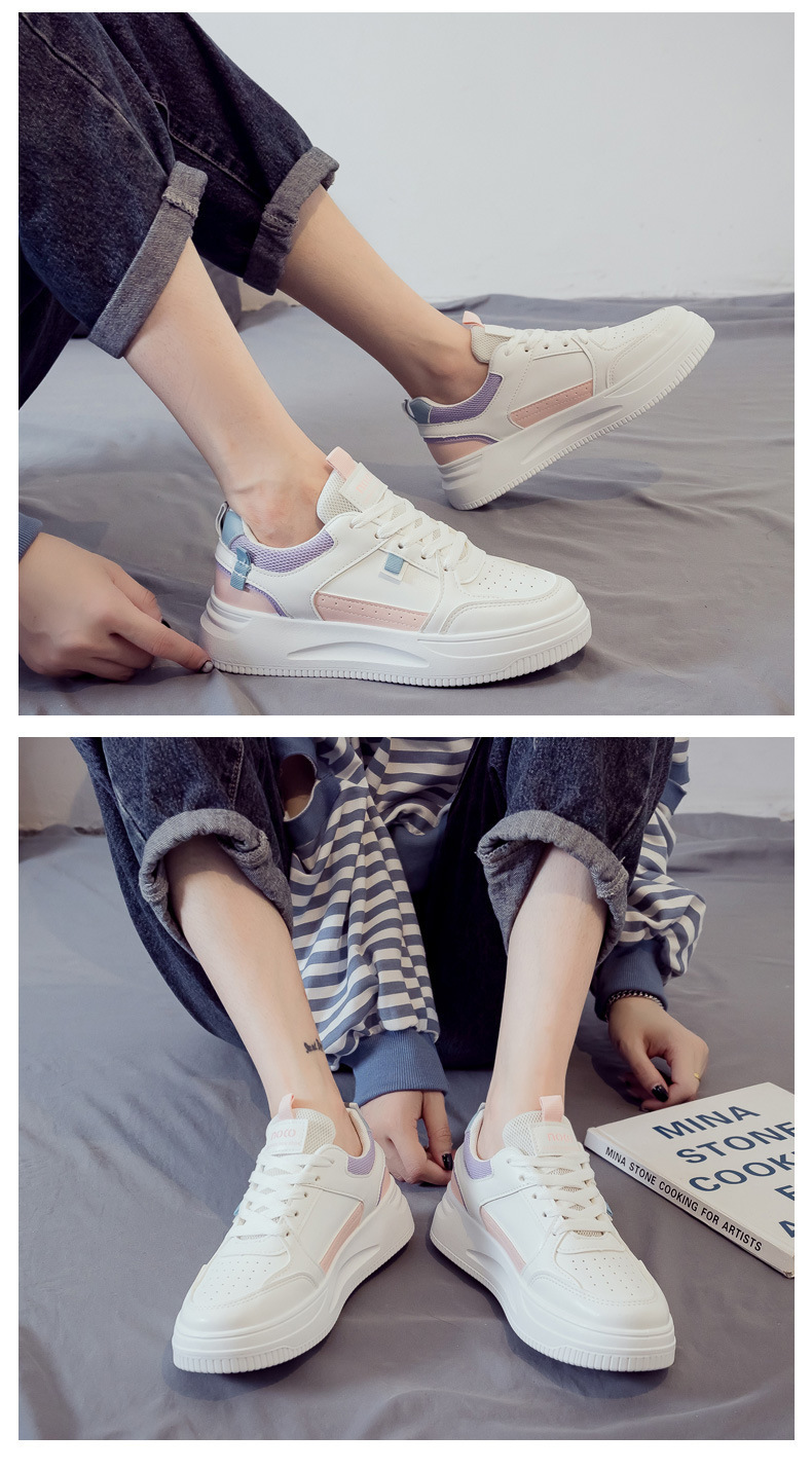 Neue Damen-Sneaker für den Außenhandel, vielseitig, weich und bequem, dicke Sohle, Frühling und Herbst, hochwertige Freizeitschuhe_voghion.com