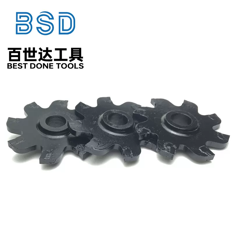 125*25*T10沥青路面专用开槽刀片硬质合金路面铣刨机刀片