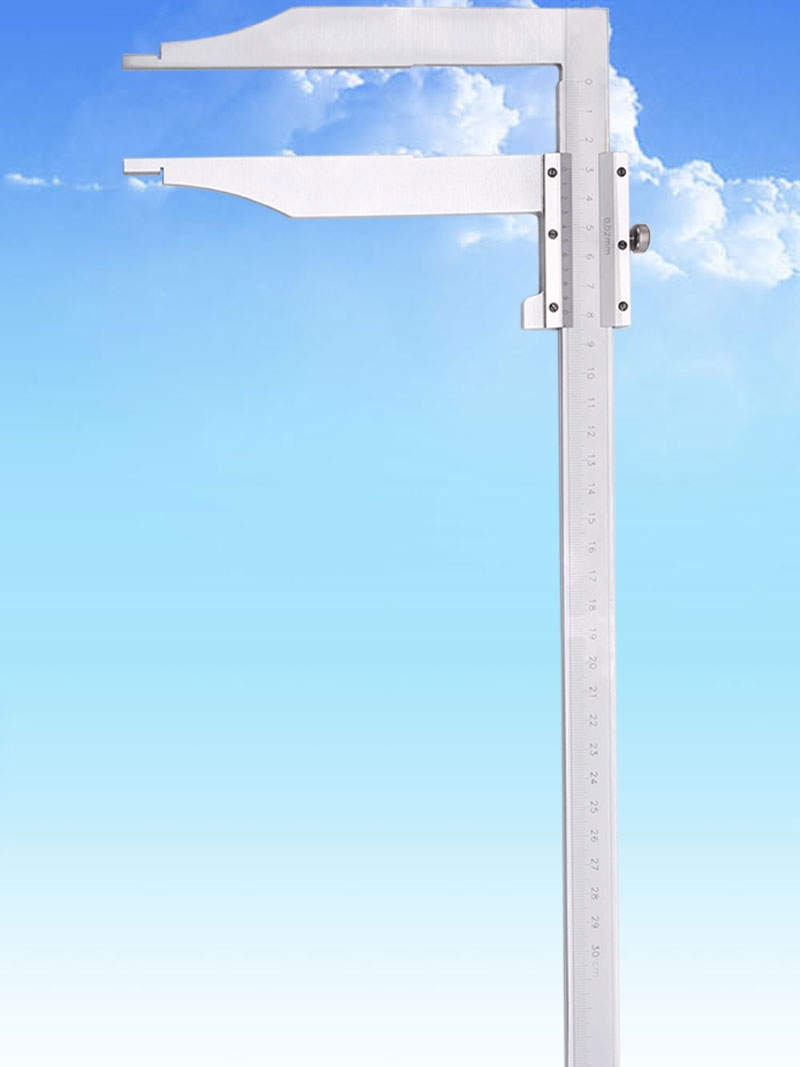 长爪游标卡尺加长爪长嘴长抓高精度油标不锈钢0-300-500-600-1000