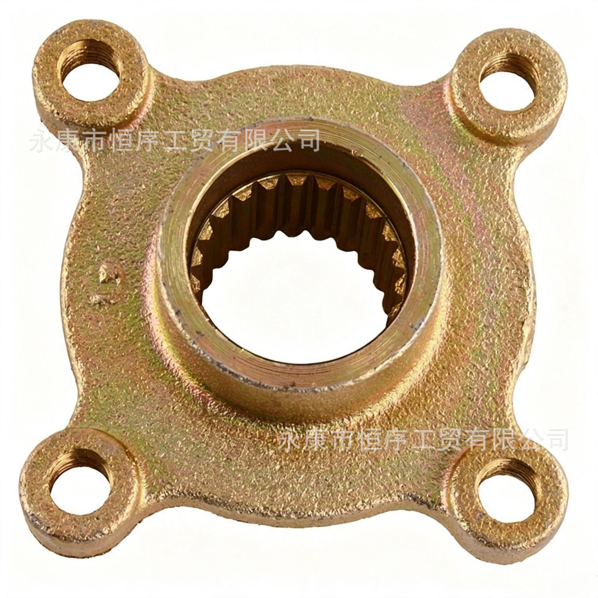 ATV four-wheel beach vehicle "Little Bull" and "Little Dinosaur" accessories: rear axle, rear shaft, sprocket, chain wheel, brake disc, and mounting bracket