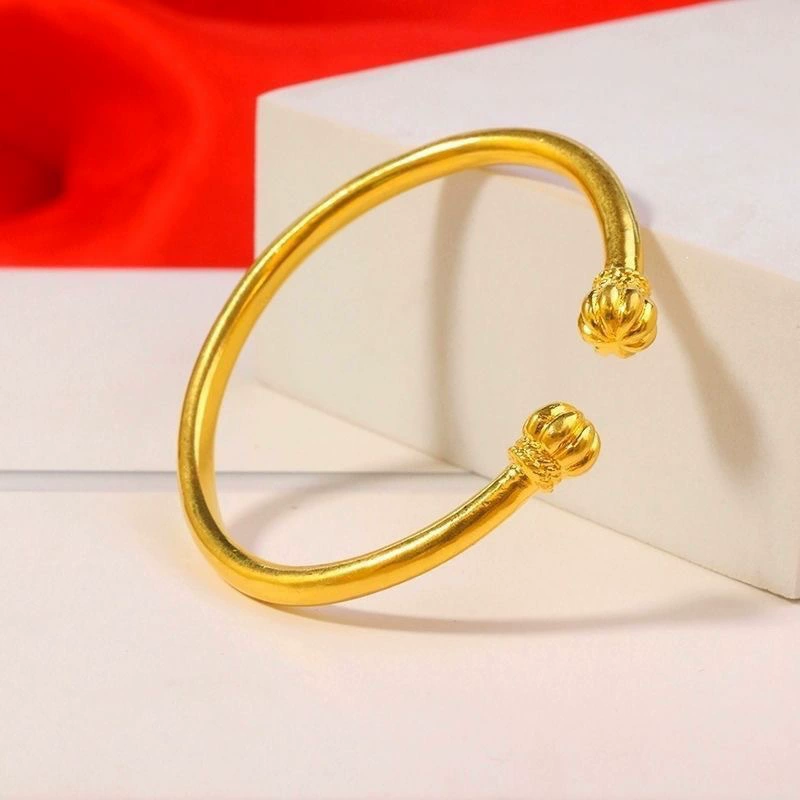 Браслет из тыквенных бусин в том же стиле Little Red Book, древний французский открытый браслет, наследие древней французской моды, тыквенное кольцо