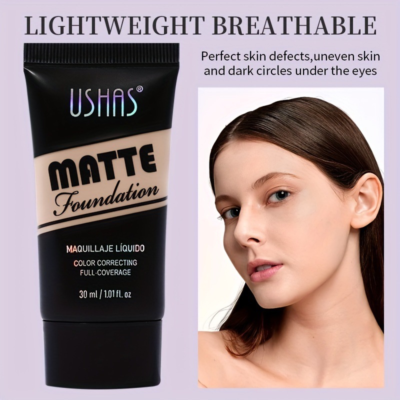 USHAS crossover spot maquillaje corrector iluminador base impermeable y duradera FS376B