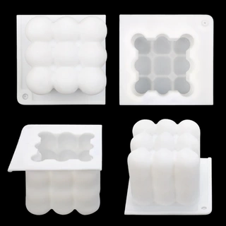现货批发 单孔魔方 硅胶慕斯蛋糕模具 DIY巧克力模 食品级 耐高温