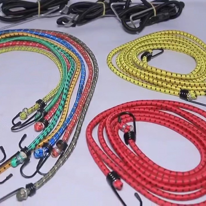 外皮高强丙纶夹心乳胶弹力丝，固定行李物品用松紧行李绳