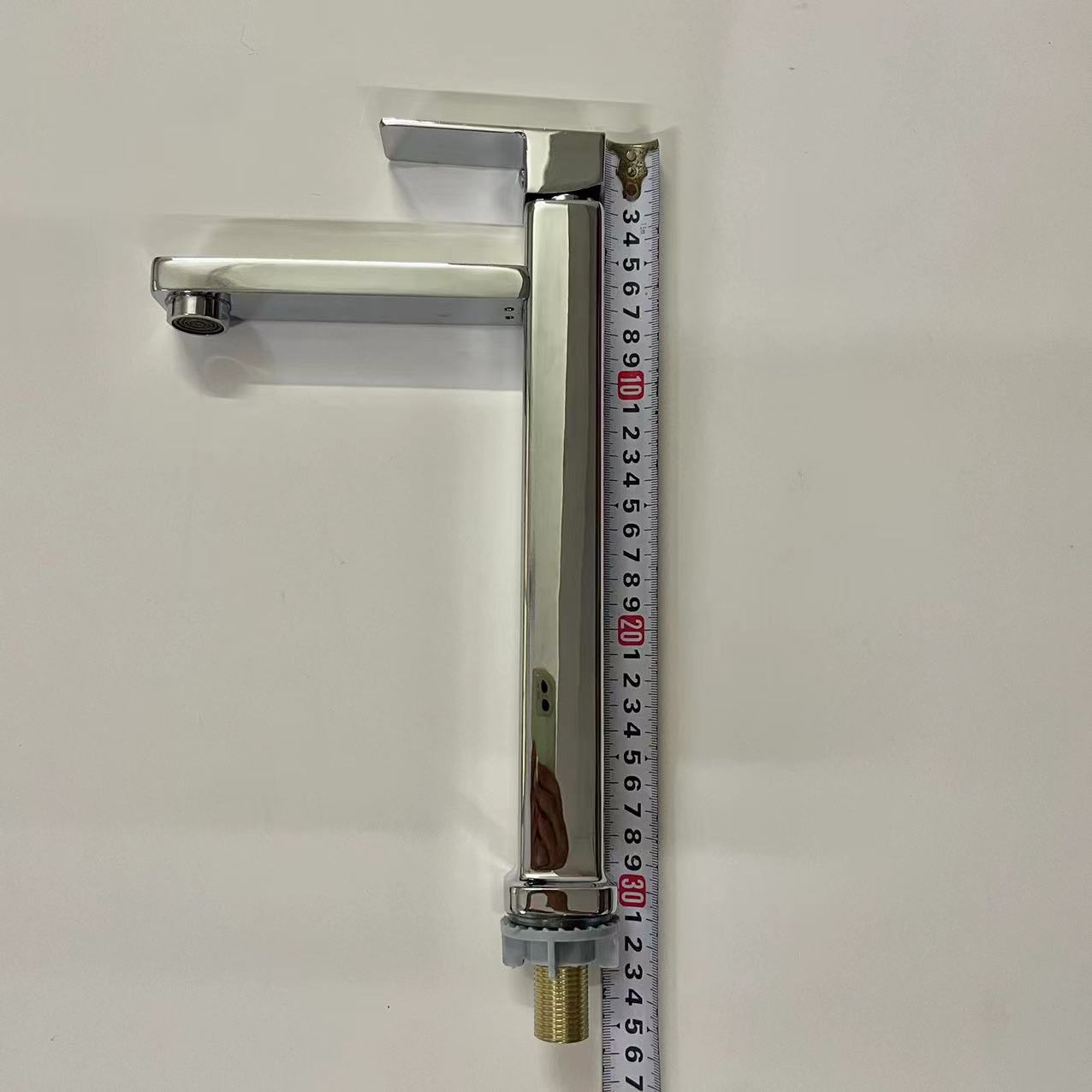 Cross-border zinc alloy square single-cooling faucet, washbasin, bathroom countertop basin, and high single-cooling faucet undefined
