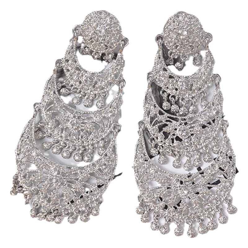 Saudi Arabia Wedding Earrings European and American Cross-Border Women's Accessible Luxury Fashion Versatile New Trendy Exaggerated Earrings