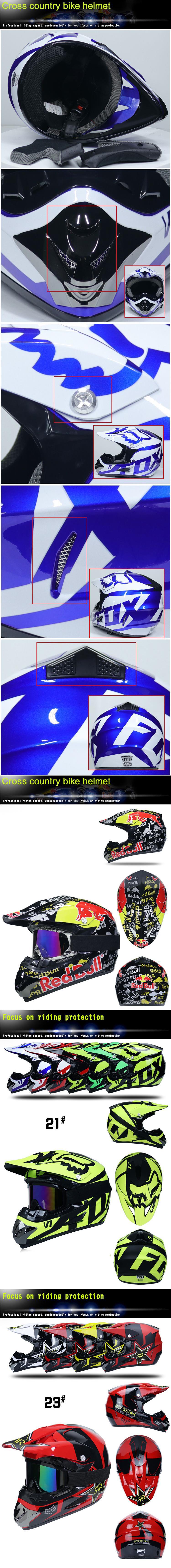 Off-Road Helmet Electric Motorcycle Helmet Rally Mountain Bike Full Face