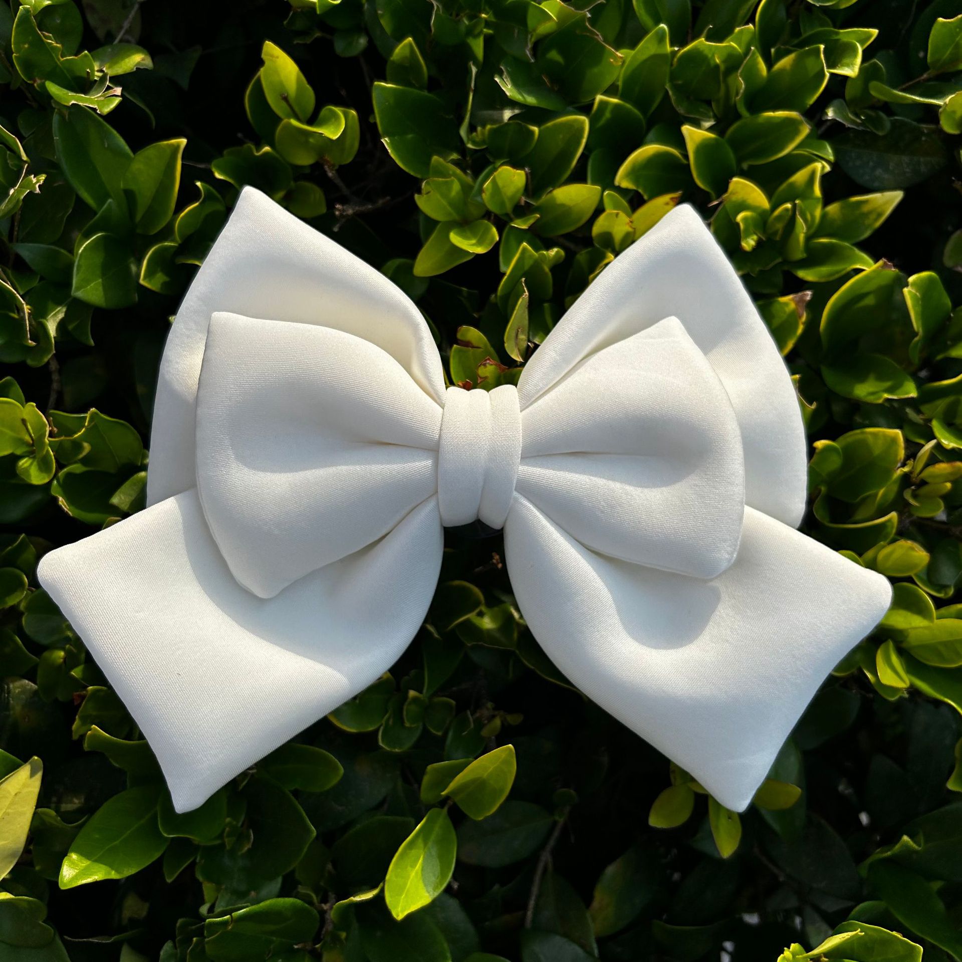 Universal Helmet multi-color bow balance car electric car universal accessories (Auto Parts and Accessories) - white
