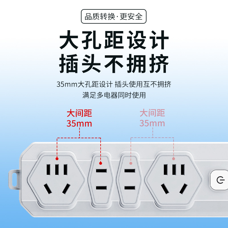 Estados Unidos al por mayor enchufe de conversión estándar nacional exportación de enchufe de conversión de Estados Unidos México Japón Brasil Tailandia