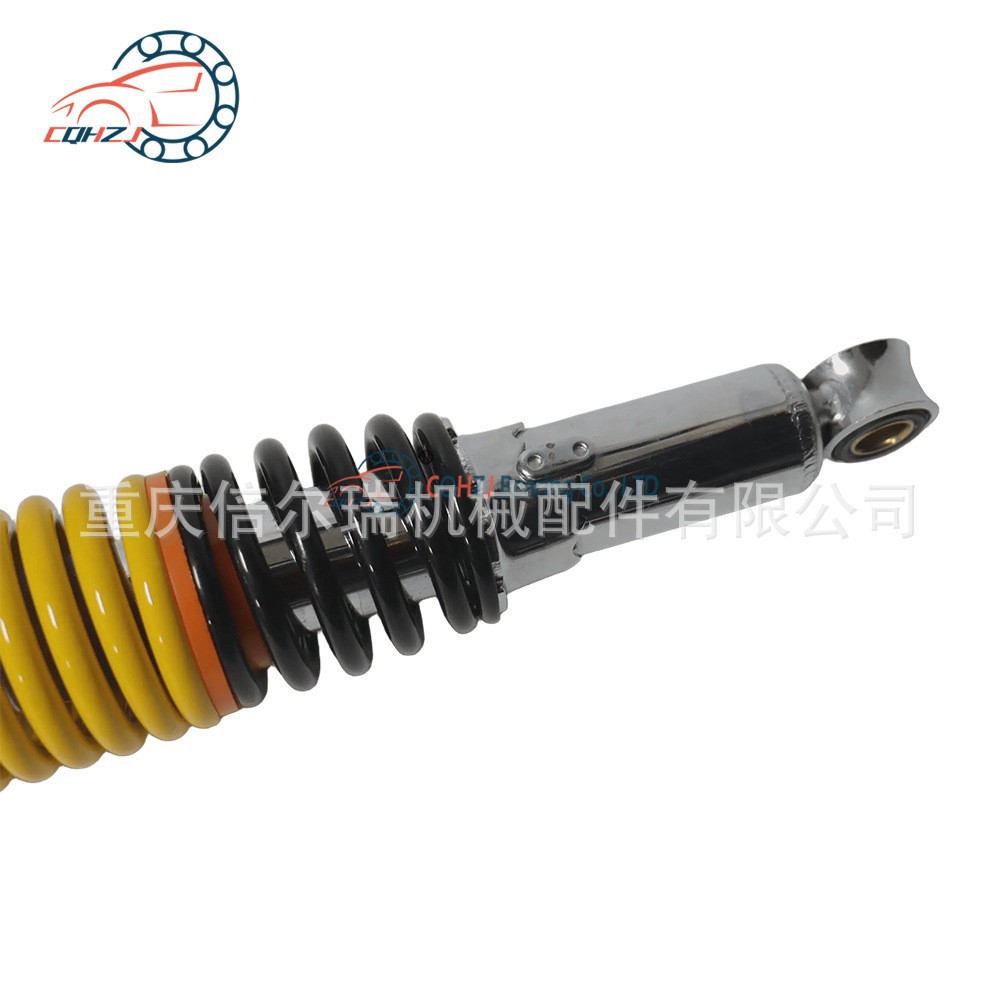 Bierui fábrica recta CG125 motocicleta negro amarillo cinturón hidráulico modificado amortiguador trasero image 5
