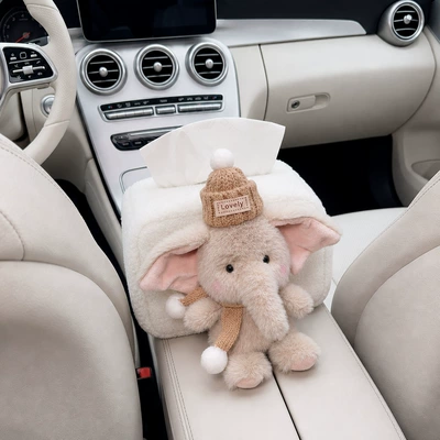 multifunctional tissue box for car | Car tissue box/set