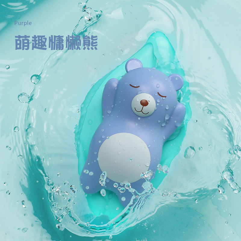 クロスボーダーの赤ちゃんのお風呂のおもちゃは水の上でチェーンのぜんまいを切って水をかきます。|undefined