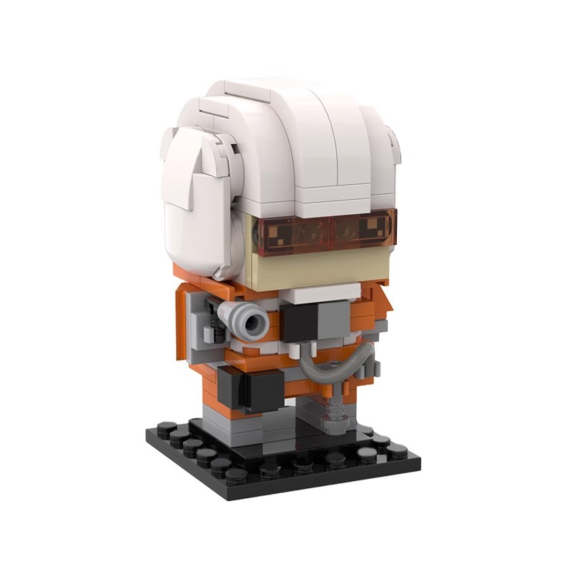 跨境批发兼容积木MOC-35893 卢克方头仔 拼搭小颗粒星球系列模型