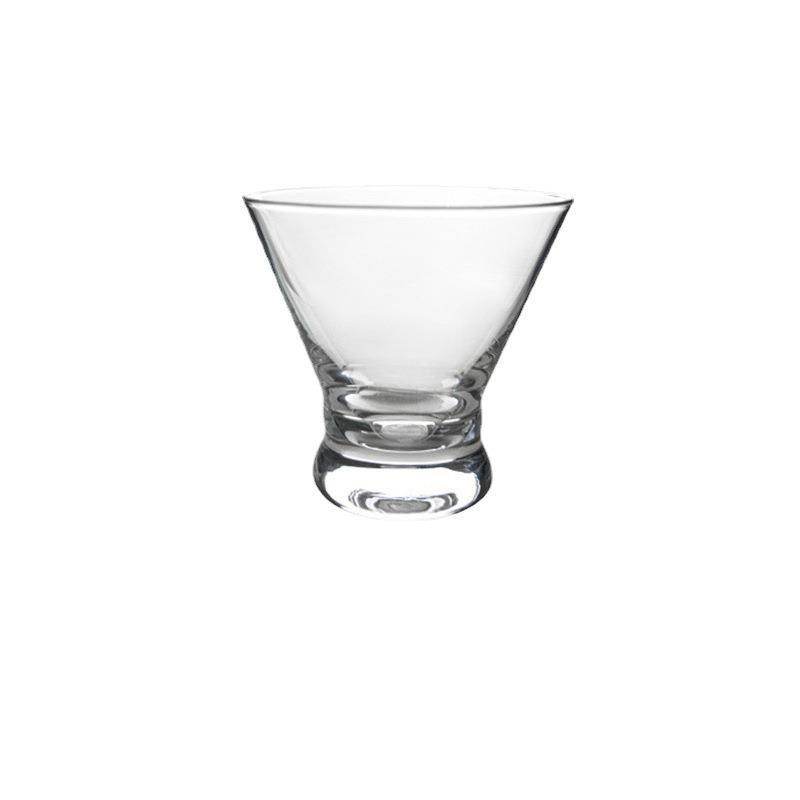 Transparent cocktail glass for ice cream for commercial use