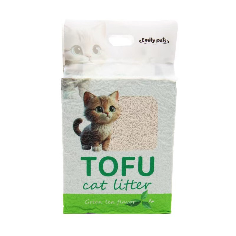 豆腐猫砂 高凝集消臭 1.5mm粒 高品質猫砂 豆腐砂 消臭 ダストフリー 緑茶植物|undefined
