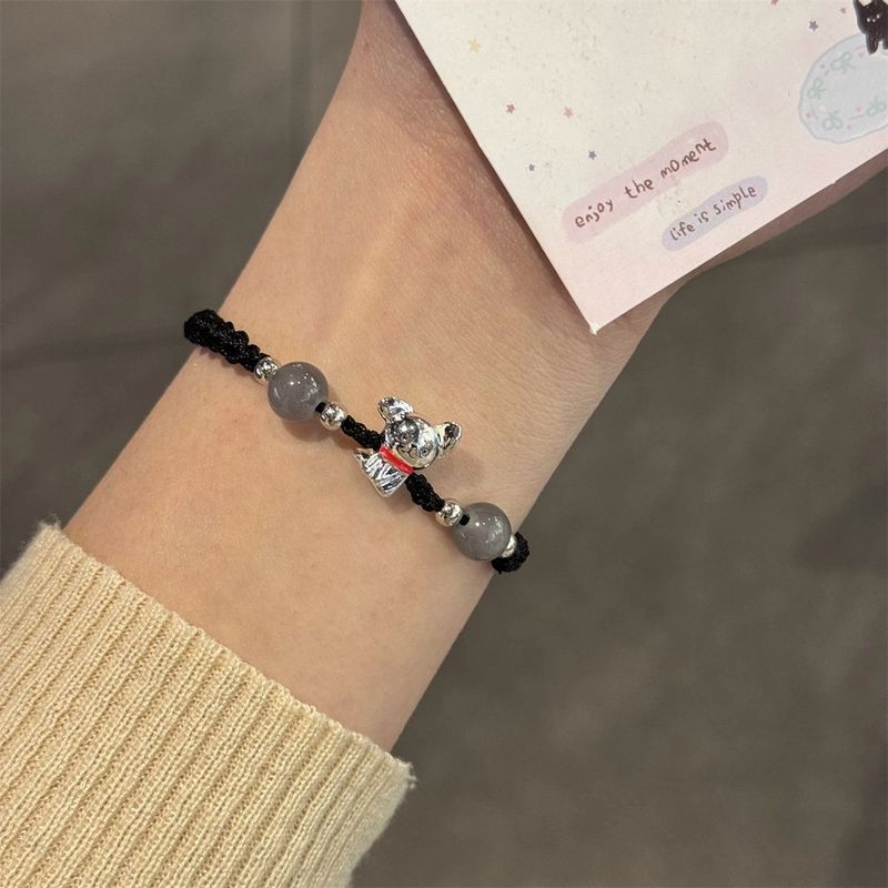 New Line Dog New Chinese Couple Hand Rope Puppy Hand Rope for Girlfriend Birthday Gift High Color Value Accessories