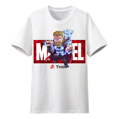 marvel's 10th Anniversary Iron Man Commemorative T-Shirt for Men and Women marvel Joint Clothes Avengers Alliance 4 Short Sleeve marvel's 10th Anniversary Iron Man Commemorative T-Shirt for Men and Women marvel Joint Clothes Avengers Alliance 4 Short Sleeve