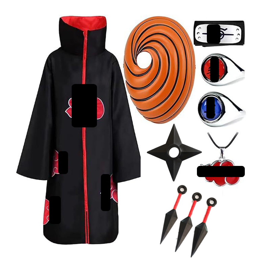 케이프 마스크 여덟 조각 세트