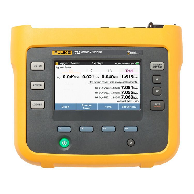 FLUKE福禄克F1732三相功率计F1734 Fluke1732手持式三相功率计