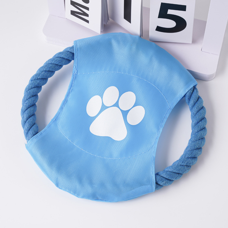 Frisbee de algodón para mascotas, juguetes de entrenamiento para perros, dientes molares para mascotas, juguetes para perros, comercio exterior, Frisbee especial para perros