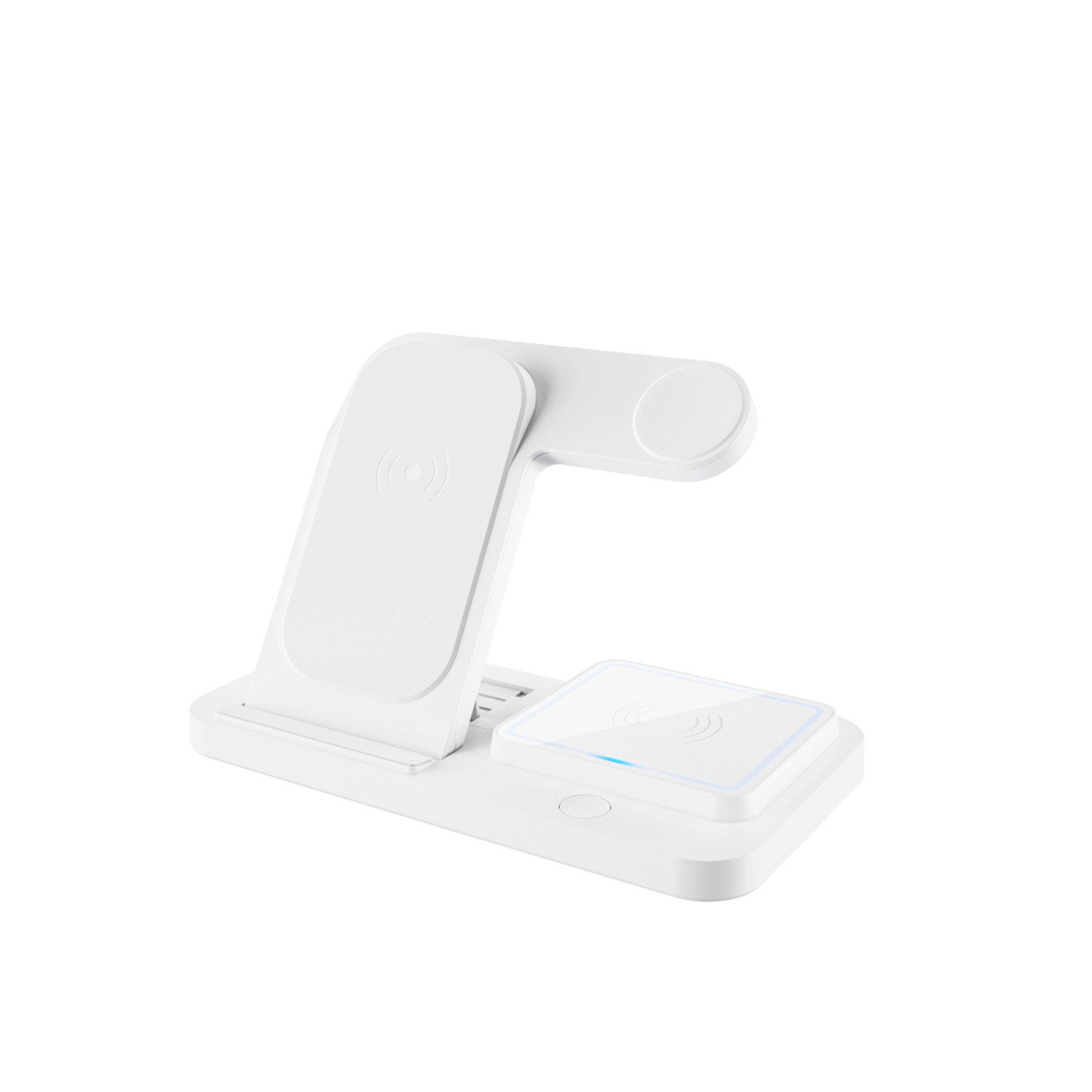 Cargador inalámbrico tres en uno plegable de 15w, adecuado para teléfonos móviles Apple, carga inalámbrica para auriculares y relojes Apple.