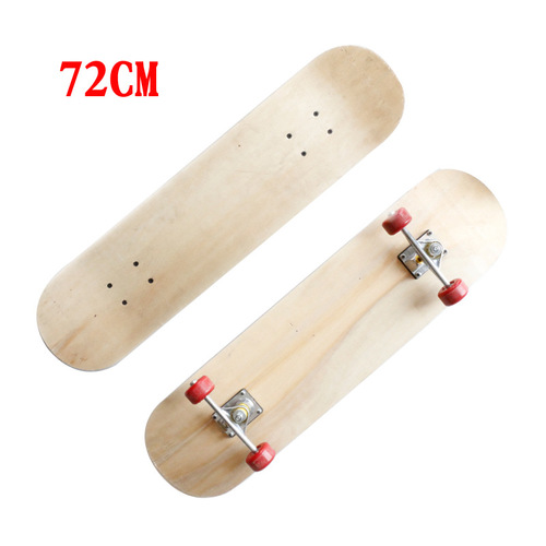 Skateboard whiteboard 43cm 60cm 72cm 80cm hand painted original wooden board diy blank skateboard children's skateboard