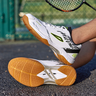 Cross-border badminton shoes, male youth student sports shoes, shock-absorbing lightweight table tennis shoes, tennis shoes, non-slip and wear-resistant