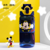 Disney, plastic children's cup for water with glass for kindergarten, handheld cartoon glass, case, 3D