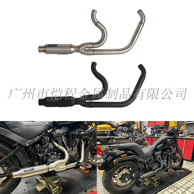 Motorcycle Modification Parts Are Suitable for Harley Softail Street Bob Fatbob/Lowriders Stainless Steel Exhaust Pipes