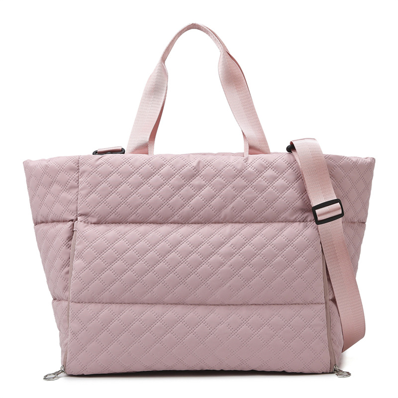 Nueva bolsa de algodón bolsa de fitness bolsa de viaje mujer bolsa de viaje de gran capacidad portátil de corta distancia bolsa de yoga