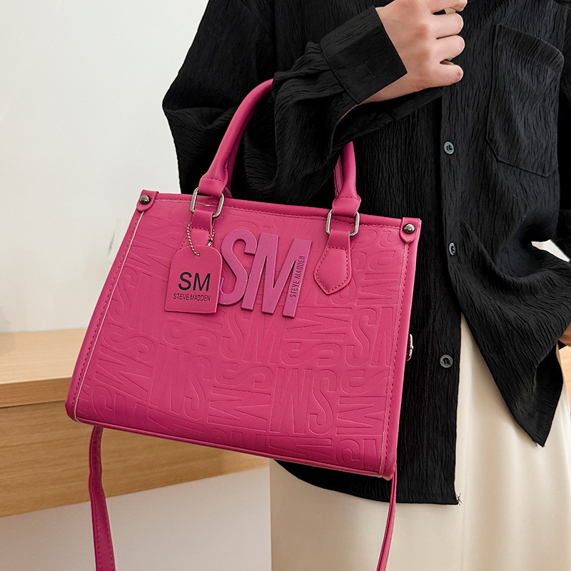 Bolso de hombro transfronterizo, personalidad femenina, letra, tendencia de la moda, bolso de mano, casual, salvaje, bandolera de gran capacidad