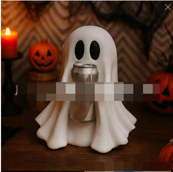 跨境新品  Cute ghost drink holder 有趣实用的可爱幽灵饮料架|undefined