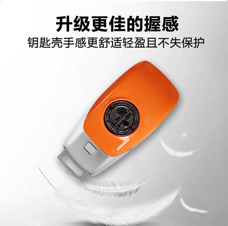 Mercedes-Benz New A-Class E-Class C-Class S-Class G-Class Glc/Gls/Gle Original Car Key Replacement Painted Frosted Back Cover Shell