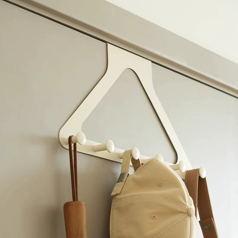 Крючок за дверью, вешалка для одежды на двери спальни, сверление не требуется, место для хранения одежды снаружи шкафа, крючок для одежды, стеллаж для хранения сзади.