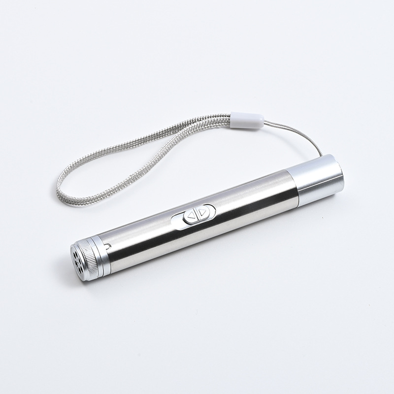 Láser gato divertido palo multi-patrón USB carga directa linterna pluma gato infrarrojo juguete transfronterizo Amazon Venta caliente