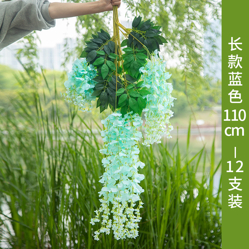 Lake blue long [1 pack of 12 sticks]]