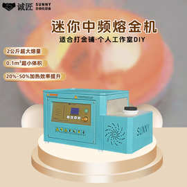 定制中频熔炼机倾倒式小型电熔炉银铜铝铁废金属打金铺DIY实验室