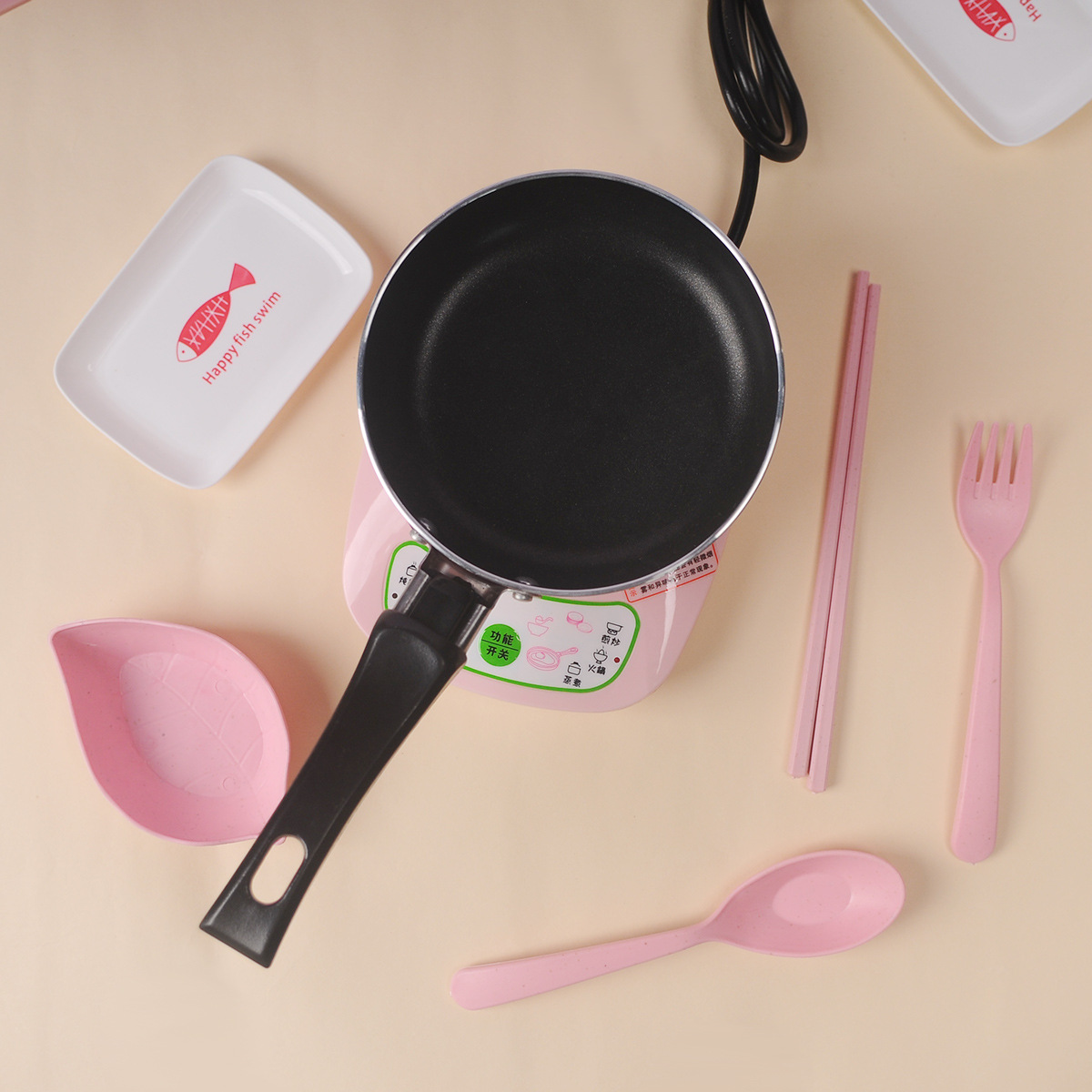 儿童迷你厨房真煮全套装做饭小厨具过家家玩具女孩迷你小厨房玩具