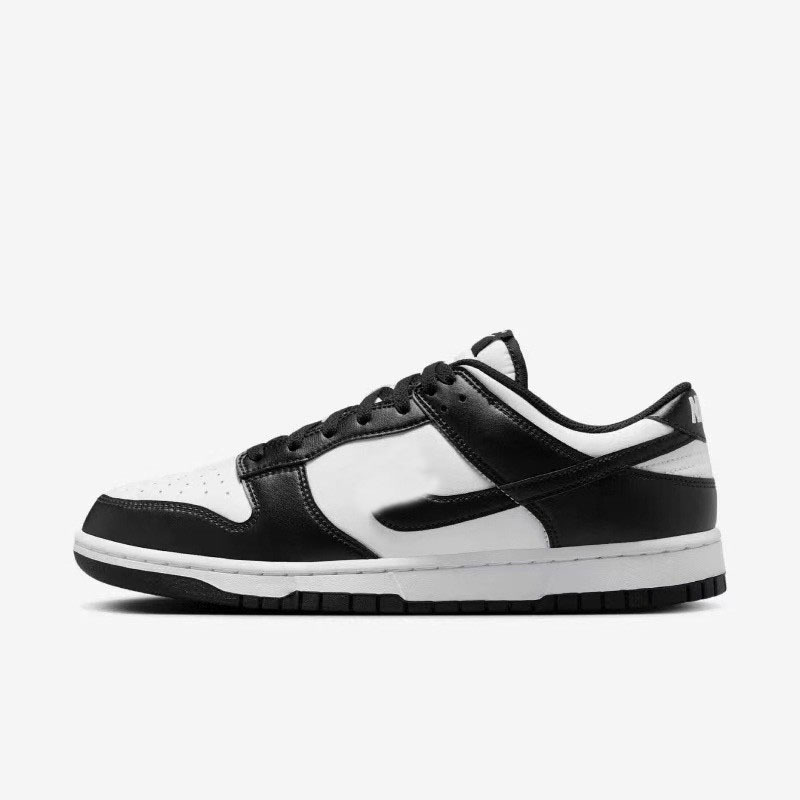 Putian Pure Original Classic Nik Men's and Women's Sports Low-Cut Sneakers Couple Casual Campus Sports Shoes Black and White Panda Shoes